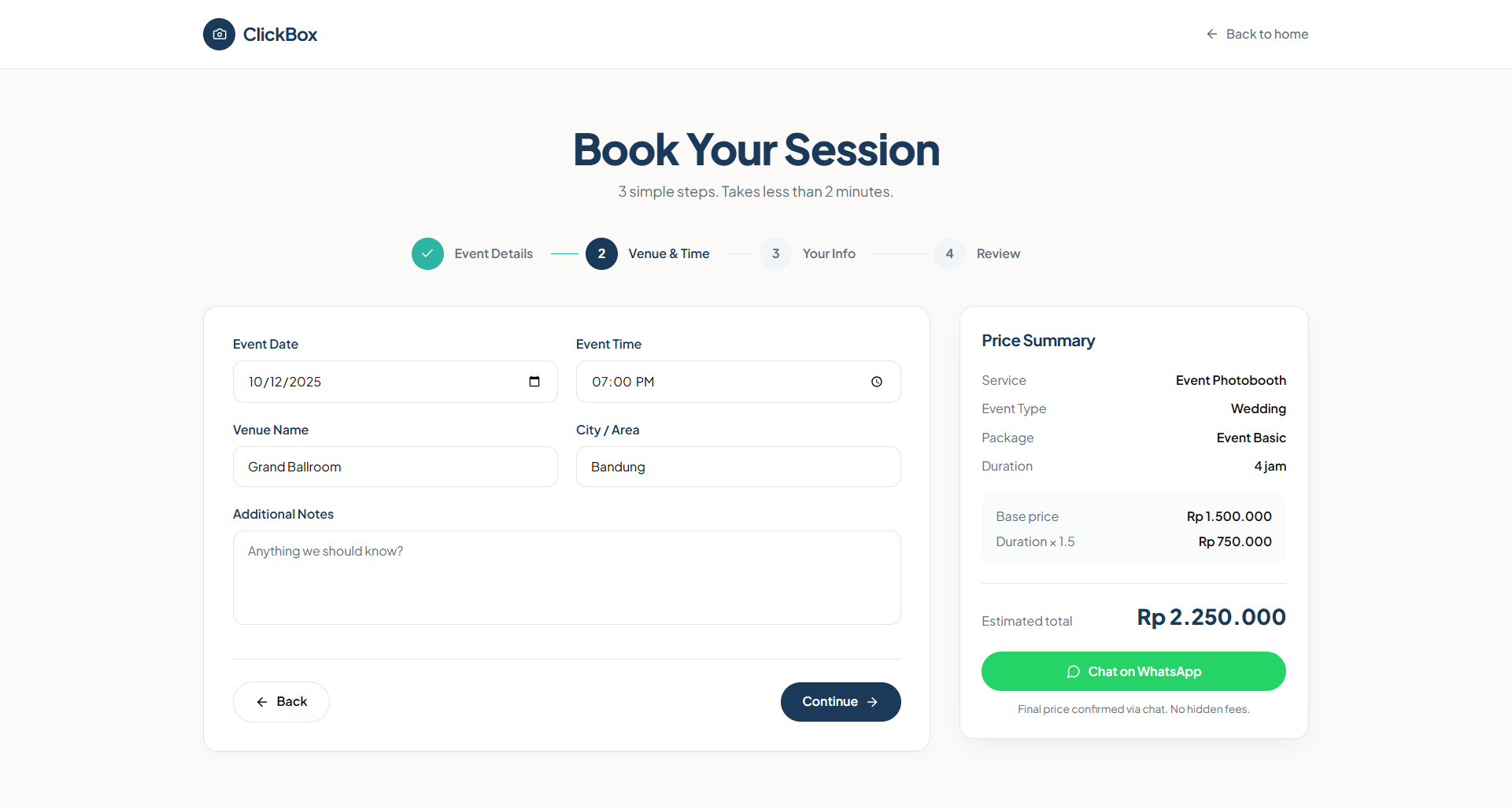 ClickBox - Booking a Photo Booth or Photobox Event Session Thumb 4