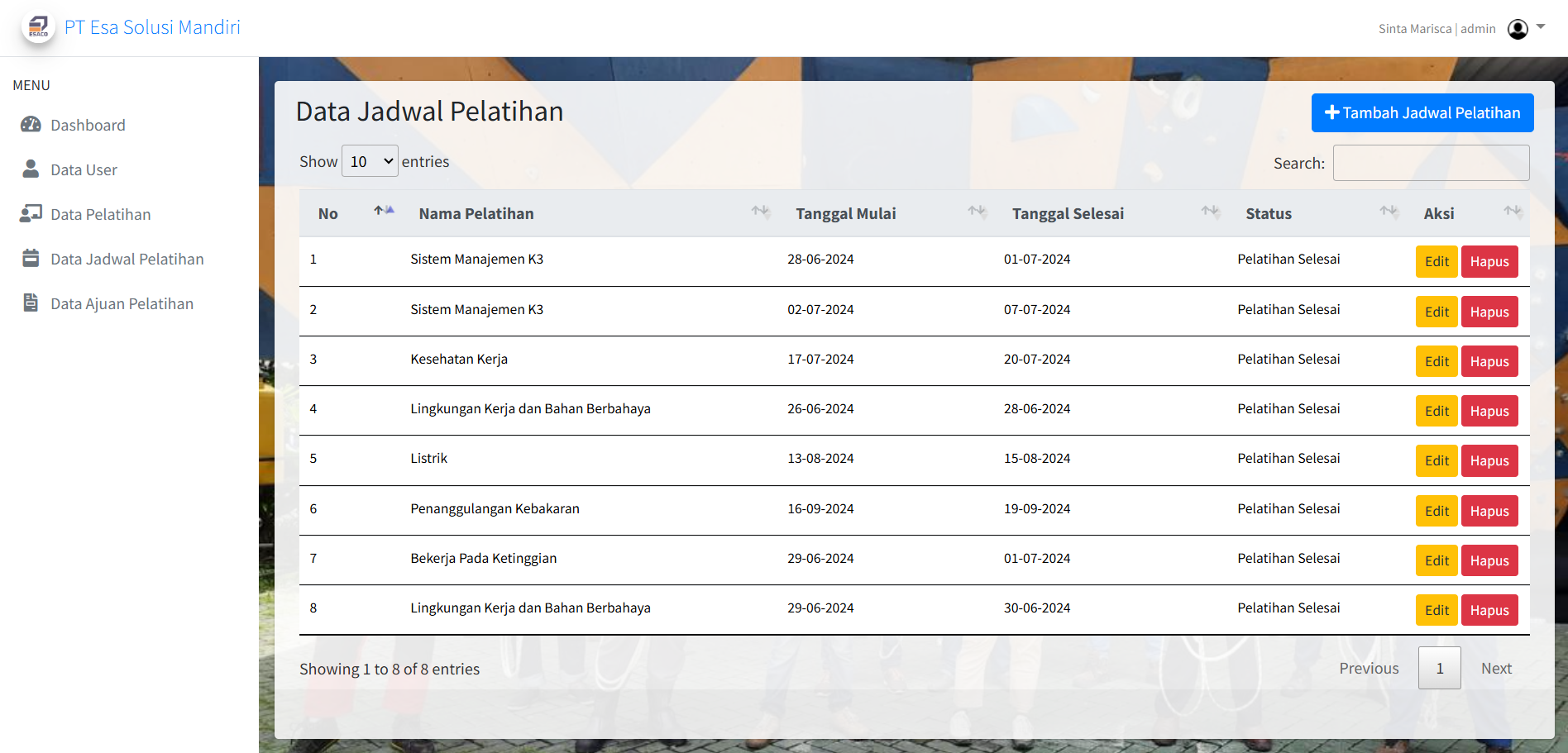 Sistem Informasi Pelatihan Thumb 4