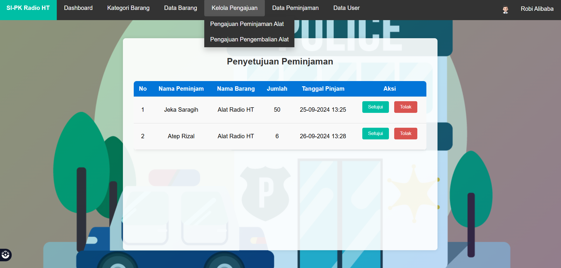 Sistem Informasi Pengelolaan Radio Handy Talky Thumb 4